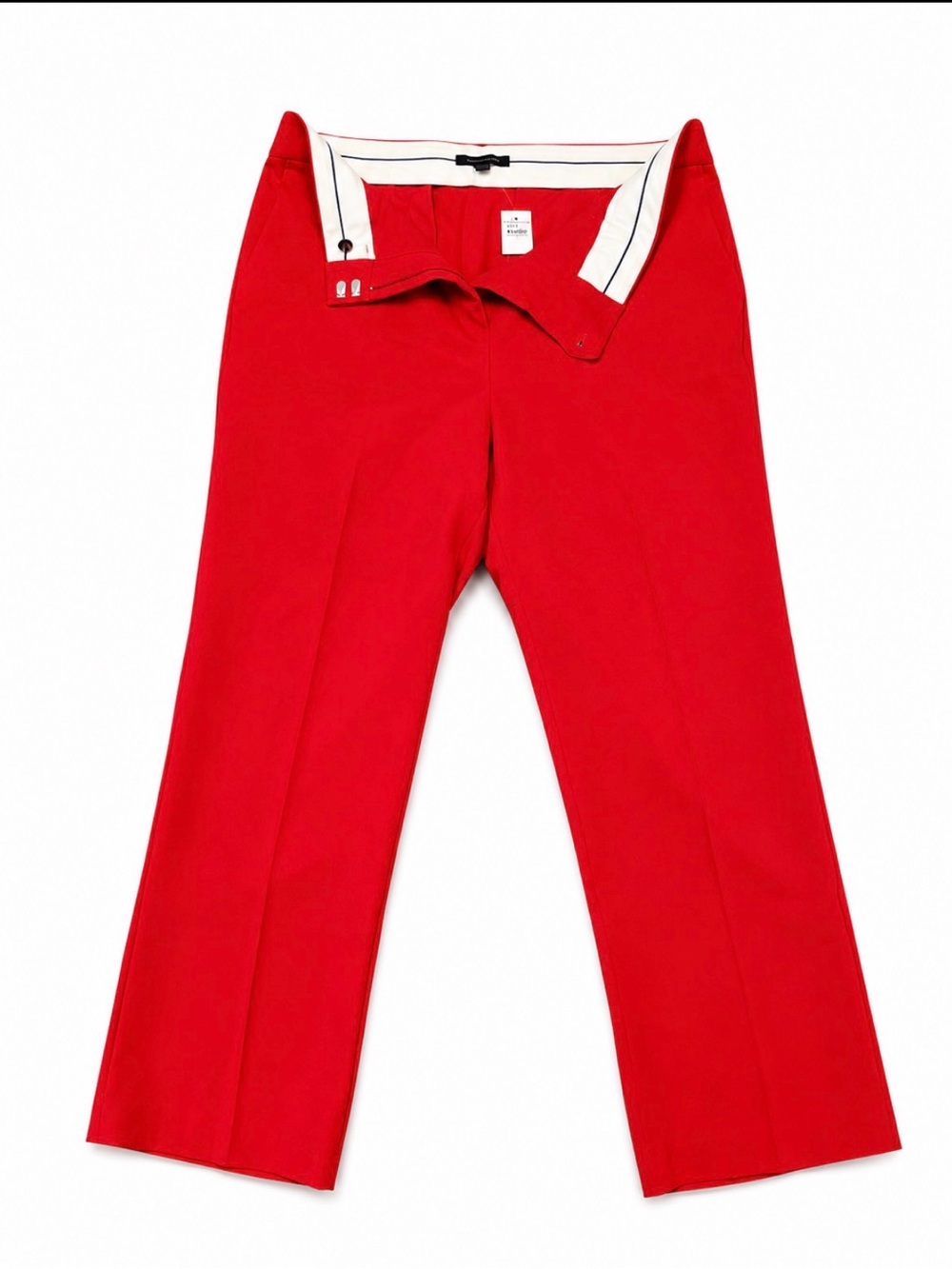 Ann Taylor Red Tailored Pants Wide leg high waist, Brand new w/ tag Size 14